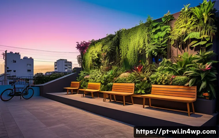 폐공간 활용을 위한 디자인 사례 - A cozy and vibrant small urban corner in a Brazilian city, transformed into a welcoming community sp...